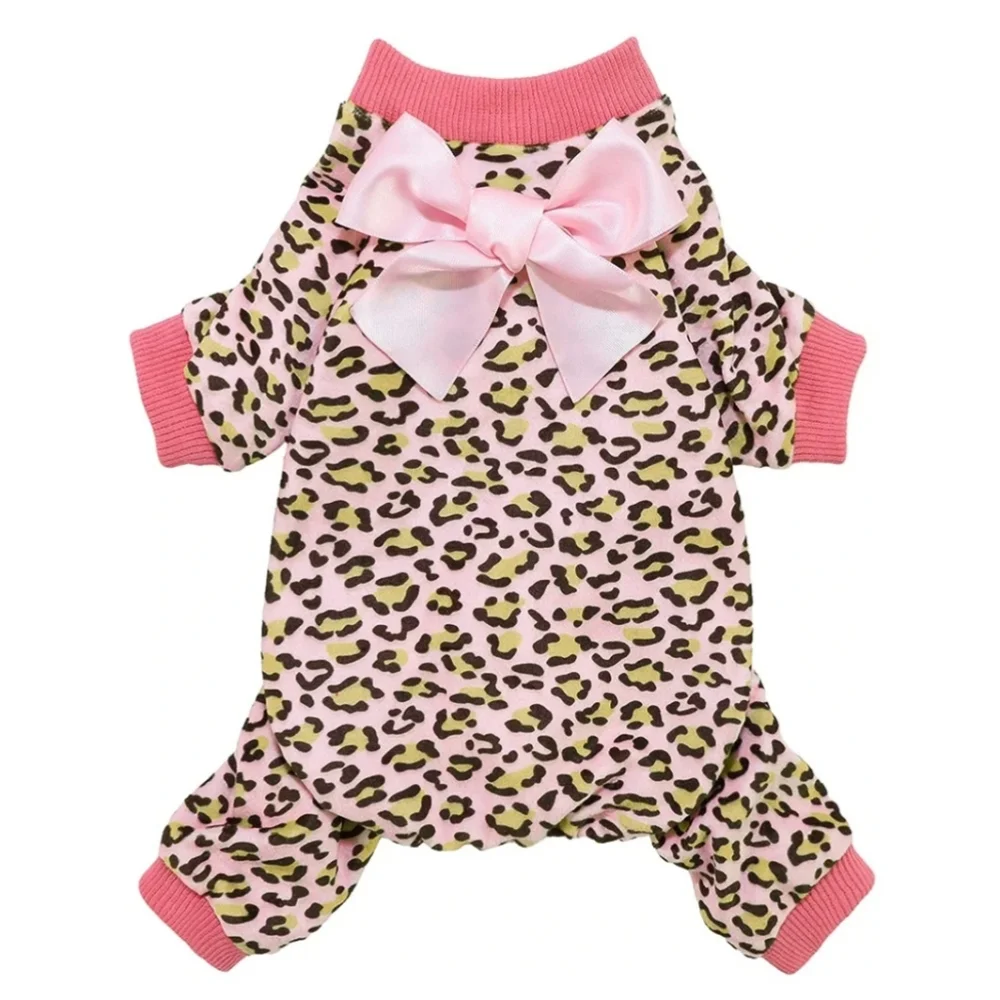 Pink Leopard Print Jumpsuit Ribbed Collar & Cuff Sleep Or Play 🌸HP🌸